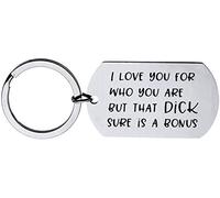 générique Couples drôle Porte-clés Je t'aime pour Qui t'aime tu ES Porte-clés Lettre gravée Porte-clésIntelligent