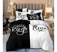 Générique Couples Love Imprimé 3D Housse de Couette pour Linge de lit Set 240x260cm Ensemble de literie Lit Linge de 3D Print de lit 100% Microfibre Super Doux +2 taie d'oreiller 50x75cm
