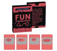 Générique Couples Question Cards, 46-Piece Conversation Game, Portable Deck Set with Fun Prompts, Relationship Tool, Bedroom and Family Night Game, Dating and Wedding Activity for Birthday