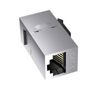 Générique Coupleur de connecteurs RJ45 à Installation Facile 10 Gbit/s Protections Contre Les interférences électromagnétiques Hautes pour l ' Extension du réseau, la Conception du câblage et de la
