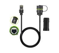 Générique Coupleur industriel RJ45 pour câble Gen3, étanchéité IP68, extension Ethernet Gigabit et adaptateur réseau extérieur, connecteur de câble réseau extérieur