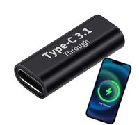 Générique Coupleur Type-C Femelle à Femelle, 10G Charge Rapide Type-C Prolongateur, Accessoires Téléphone pour Bureau Maison Voyage