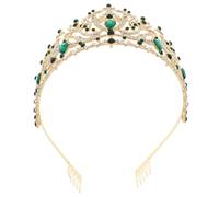 Générique Couronne Baroque Reine Strass pour Mariée Serre-tête Cristal Élégant pour Accessoire Cheveux Femme Couronne de Mariage pour Anniversaire Gala et Soirée
