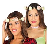 Generique Couronne de roses lumineuses pour adulte