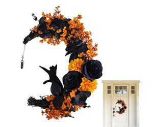 Générique Couronne d'halloween Lumineuse Horreur Lumineux Et Éclairé