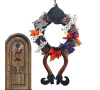 Générique Couronne d'halloween pour Porte d'Entrée - Panneau Décoratif d'halloween | Décoration de Couronne Gothique,pour Maison Appartement Ferme Jardin Patio Fête Thématique Maison Hantée