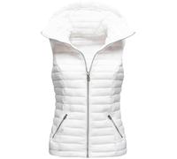 Générique Courte Noire Unisex Casual Solid Vest Zipper Pocket Loose Sleeveless Jacket Coat Pantalon Chauffant Homme (White, XXXL)