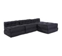 Générique Coussin 4 pcs Anthracite 70 x 70 x 54 cm Polyester,Maison & Jardin,Décorations,Coussins de chaises & canapés-3315069