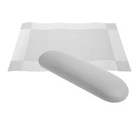 Générique Coussin Accessoire Simple et Délicat en Cuir Argenté Repose-main Confortable et Pratique pour Manucure sur Bureau pour Nail Art en Salon