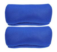 Générique Coussin Aisselle pour Béquilles en Coton et Éponge Bleu, Rembourrage Antidérapant Remplaçable pour Soutien Confortable des Personnes Âgées, 1 Paire