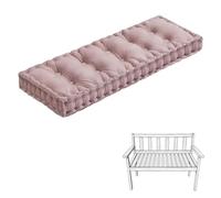 Générique Coussin Banc Exterieur 10 Cm avec PoignéE, Coussin De Chaise en Velours Doux, Coussin De Banc, Tapis De FenêTre pour Mobilier De Jardin, Terrasse, Usage IntéRieur,No. 22,150x35x10cm