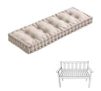 Générique Coussin Banc Exterieur 10 Cm avec PoignéE, Coussin De Chaise en Velours Doux, Coussin De Banc, Tapis De FenêTre pour Mobilier De Jardin, Terrasse, Usage IntéRieur,No. 5,150x35x10cm