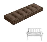 Générique Coussin Banc Exterieur 10 Cm avec PoignéE, Coussin De Chaise en Velours Doux, Coussin De Banc, Tapis De FenêTre pour Mobilier De Jardin, Terrasse, Usage IntéRieur,No. 12,150x35x10cm