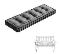 Générique Coussin Banc Exterieur 10 Cm avec PoignéE, Coussin De Chaise en Velours Doux, Coussin De Banc, Tapis De FenêTre pour Mobilier De Jardin, Terrasse, Usage IntéRieur,No. 38,150x35x10cm