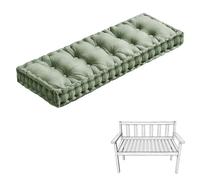 Générique Coussin Banc Exterieur 10 Cm avec PoignéE, Coussin De Chaise en Velours Doux, Coussin De Banc, Tapis De FenêTre pour Mobilier De Jardin, Terrasse, Usage IntéRieur,No. 55,150x35x10cm