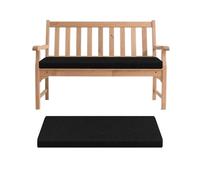 Générique Coussin Banc Exterieur, AntidéRapant Coussin Banquette, Coussin de Banc, Coussins pour Bancs de Jardin Rectangulaire pour Chaise Longue, Balancelle, IntéRieur,Noir,150x55x5cm