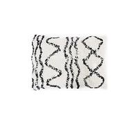 Générique Coussin berbere Ethno - 40 x 60 cm - Beige Naturel et Noir