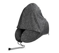 Générique Coussin Cervical d'avion - Support Lavable À Capuche Amovible | Oreiller d'avion Soutien Cervical | pour Voyage Routier Aéroport Lit Canapé Fauteuil Bureaux Lecture Maison Sommeil
