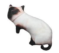 Générique Coussin Chat Mignon Coussin Animal en Peluche 60 cm Déco Canapé | Coussin Décoratif Pour Adultes Maison Appartement Chambre Bébé Canapé Divan Lit Salon Chambre Voiture Anniversaire Vacances