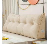 Générique Coussin Compensé, Coussin De Lecture pour Lit Et Canapé, Coussin De Dossier Triangulaire Ergonomique pour Tête De Lit, Grand Coussin Mura avec Fermeture éclair,Kaki,150 * 50 * 20cm