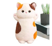 Générique Coussin Corporel Chat | Peluche Animale Doudou Jouet 65 cm - Coussin Corporel Long et Doux,pour Filles Adultes Chambre Bébé Maison Canapé Lit Salon Chambre Décoration Anniversaire Fêtes