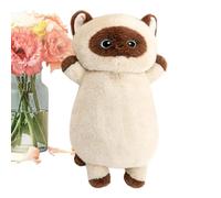 Générique Coussin Corporel Chat - Peluche Animale Doudou Jouet 65 cm,Coussin Long Canapé et Sommeil - pour Filles Adultes Chambre Bébé Maison Canapé Lit Salon Chambre Décoration Anniversaire Fêtes