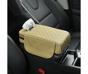Générique Coussin d'accoudoir pour Chevy Corvette 2020-2023, Housse Console Centrale Mousse mémoire, Cuir Respirant, antidérapant, pour Voiture SUV