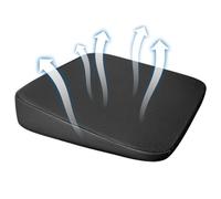 Générique Coussin D'Assise - Cuir Incliné | Support Ergonomique pour Siège Auto | Galette De Chaise pour Confort De Conduite Bureau Soulagement Lombaire Et Usage Quotidien