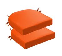 Générique Coussin D'assise pour Extérieur, Coussin de Chaise Semi-Circulaire Imperméable, Coussin Antidérapant (Adapté Aussi Aux Chaises de Bureau) avec Mousse Haute Densité