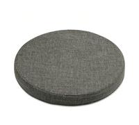 Générique Coussin D'assise Rond pour Chaise 40 50 60Cm,Antidérapant Déhoussable Lavable avec Fermeture Éclair,Galette De Chaise De Jardin,Coussin D'assise pour Maison Cuisine,Dark Gray,30X30X3CM