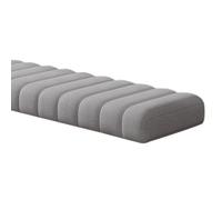 Générique Coussin De Banc 120x40 100x40 80x40 160x40 40x40 1/2/3 Places 4,5 Cm D'épaisseur Lavable Déhoussable Et Antidérapant Coussin pour Banc pour Intérieure Et Extérieure,Gris,30x80cm