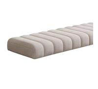 Générique Coussin De Banc 120x40 100x40 80x40 160x40 40x40 1/2/3 Places 4,5 Cm D'épaisseur Lavable Déhoussable Et Antidérapant Coussin pour Banc pour Intérieure Et Extérieure,Beige,30x120cm