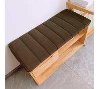 Générique Coussin de Banc 120x40 130x40 140x40 Coussin de SièGe de FenêTre D'IntéRieur avec Fermeture éClair Coussin Banquette Dehoussable pour Baie VitréE/Canapé/Terrasse,Caramel,130x30x4cm