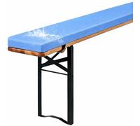 Générique Coussin De Banc De BièRe, éPaisseur 3 Cm, Tissu DéPerlant, Mousse Dense, Dessous Antiglisse, Liens De Fixation Et Housse ZippéE, pour Banc De Brasserie en ExtéRieur,No. 26,130x40x3cm