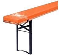 Générique Coussin De Banc De BièRe, éPaisseur 3 Cm, Tissu DéPerlant, Mousse Dense, Dessous Antiglisse, Liens De Fixation Et Housse ZippéE, pour Banc De Brasserie en ExtéRieur,No. 24,150x30x3cm