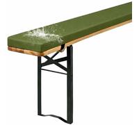 Générique Coussin De Banc De BièRe, éPaisseur 3 Cm, Tissu DéPerlant, Mousse Dense, Dessous Antiglisse, Liens De Fixation Et Housse ZippéE, pour Banc De Brasserie en ExtéRieur,No. 25,170x30x3cm