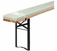 Générique Coussin De Banc De BièRe, éPaisseur 3 Cm, Tissu DéPerlant, Mousse Dense, Dessous Antiglisse, Liens De Fixation Et Housse ZippéE, pour Banc De Brasserie en ExtéRieur,No. 33,110x28x3cm