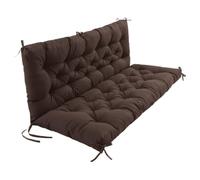 Générique Coussin De Banc De Jardin, Coussins De Balançoire avec Dossier Et Attache, Coussin D'extérieur Imperméable for Pelouse, Housse Amovible Et Lavable for Patio