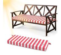 Générique Coussin De Banc D'extérieur 120 X 40 Cm,Antidérapant Résistant Aux Intempéries Et Aux UV,Coussin D'assise Lavable pour Banc De Jardin,pour Entrées, Bancs De Brasserie,Rouge,200x25x3cm