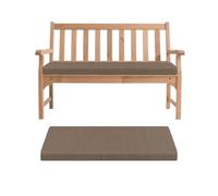 Générique Coussin de Banc Interieur 1 2 3 ou 4 Places, Coussin de Siège de Banc 120x40 100x40 200x40 110x30cm,Coussin d'assise 5cm d'épaisseur pour Jardin Terrasse Palette,Dark Brown,160x50x5cm