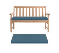 Générique Coussin de Banc Interieur 1 2 3 ou 4 Places, Coussin de Siège de Banc 120x40 100x40 200x40 110x30cm,Coussin d'assise 5cm d'épaisseur pour Jardin Terrasse Palette,Dark Blue,180x40x5cm