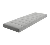 Générique Coussin de Banc Intérieur/Extérieur, Housse Amovible Imperméable et Antidérapante, Mousse Épaisse 4.5cm, pour Banc, Fenêtre en Baie, Terrasse, Balcon et Balancelle,Smoky Gray,40x170cm