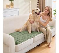 Générique Coussin de canapé épais en Velours matelassé, Housse antidérapante, Couverture for canapés 1/2/3/4 Places, d'angle, Coussin Salon, Caravane(Avocado,90x160cm/1 Piece)