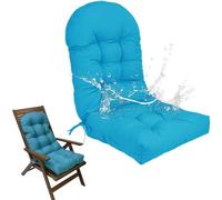 Générique Coussin de Chaise de Jardin À Dossier Haut -Coussin Épais À110 X 50 Cm Coussin de Protection Solaire pour Berçante Longue Coussin D'assise D'extérieur avec Sangle,Sky Blue