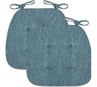 Générique Coussin De Chaise D'extérieur en Forme de trapèze Assise Confortable,Coussin De Siège Antidérapant Lavable pour Chaise Bureau, pour Intérieure(H,2pcs)