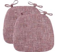 Générique Coussin De Chaise D'extérieur en Forme de trapèze Assise Confortable,Coussin De Siège Antidérapant Lavable pour Chaise Bureau, pour Intérieure(K,2pcs)