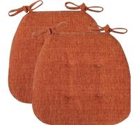 Générique Coussin De Chaise D'extérieur en Forme de trapèze Assise Confortable,Coussin De Siège Antidérapant Lavable pour Chaise Bureau, pour Intérieure(D,2pcs)