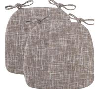 Générique Coussin De Chaise D'extérieur en Forme de trapèze Assise Confortable,Coussin De Siège Antidérapant Lavable pour Chaise Bureau, pour Intérieure(J,2pcs)