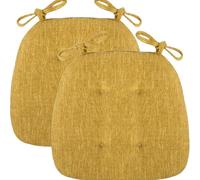 Générique Coussin De Chaise D'extérieur en Forme de trapèze Assise Confortable,Coussin De Siège Antidérapant Lavable pour Chaise Bureau, pour Intérieure(C,2pcs)