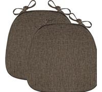 Générique Coussin De Chaise D'extérieur en Forme de trapèze Assise Confortable,Coussin De Siège Antidérapant Lavable pour Chaise Bureau, pour Intérieure(S,2pcs)